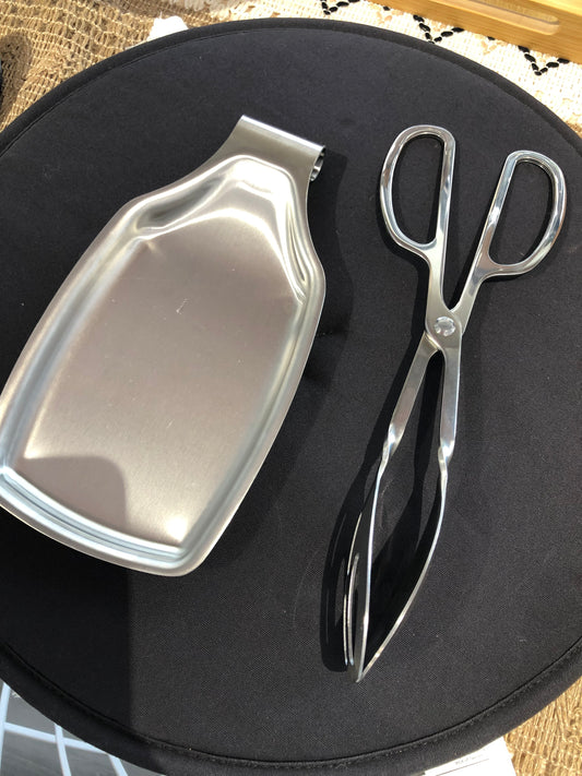 BAHULU spoon/fork tong & spoon rest