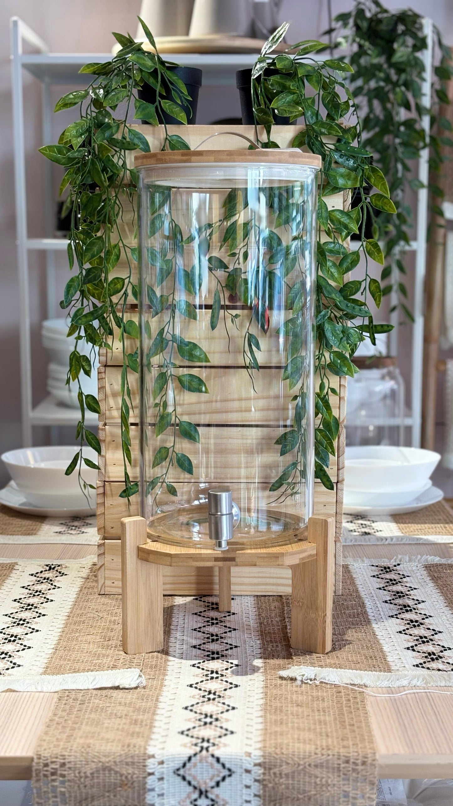 KÜTILAPAM Borosilicate Glass Juice Dispenser
