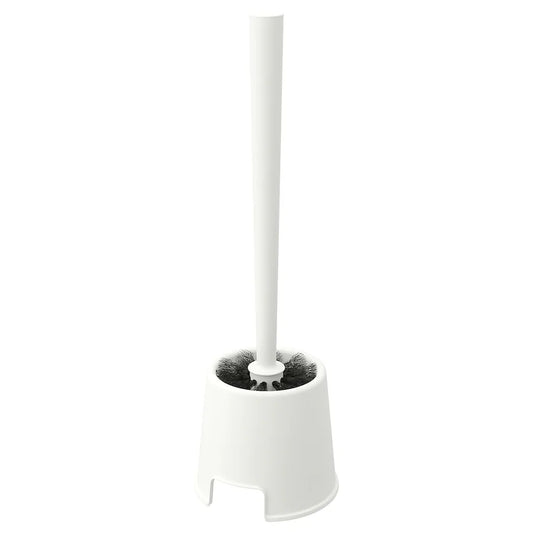 BOLMEN Toilet brush/holder, white/black