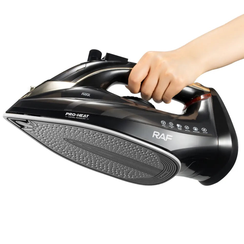RAF Powerful Electric Steam Iron, 2600W, 15x12x32cm