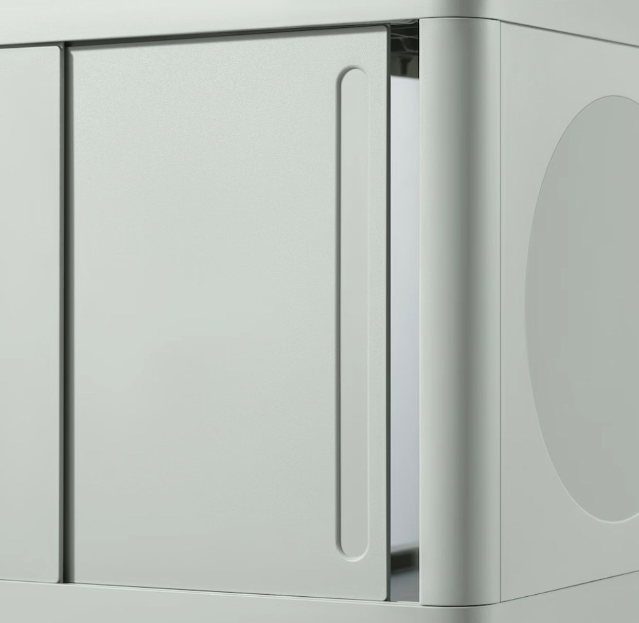 IKEA IVÖSJÖN Wash-basin base cabinet, with sliding doors/green, 50x33x57 cm
