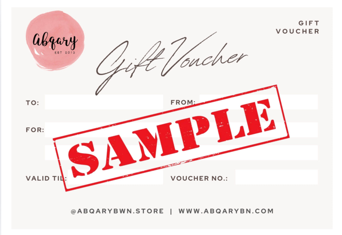 ABQARY GIFT VOUCHER