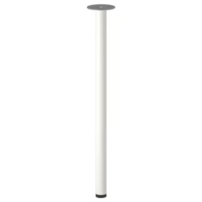 LAGKAPTEN / ALEX Desk, white stained oak effect / white, 120x60cm