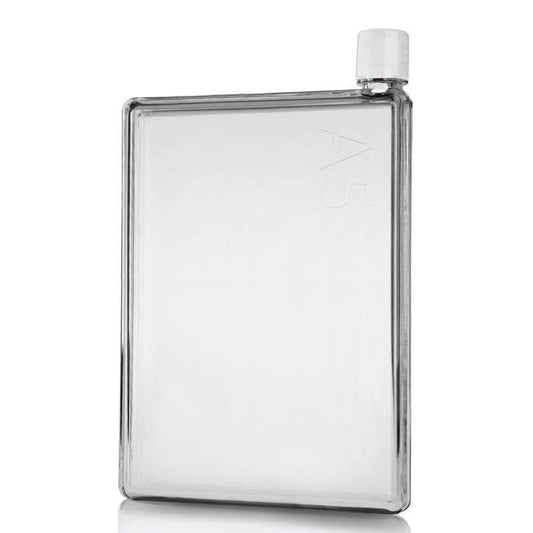 KOŠUÏ Clear A5 memo bottle, 750ml, white/clear