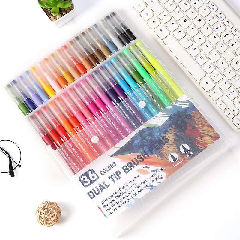 STĒDE Art Marker Dual-tip color pen, set of 36 color