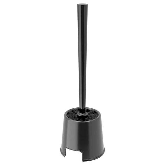 BOLMEN Toilet brush/holder, white/black