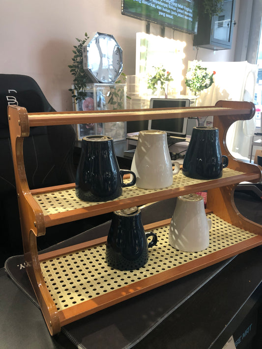 KUTILAPAM 2-Tier rack/bowl organiser, 50x19x31cm