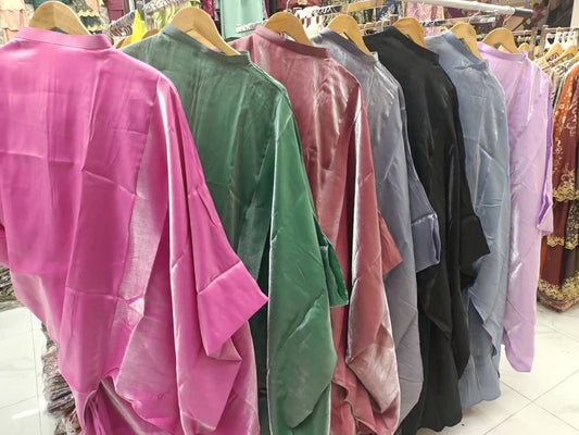 ABQARY WÕSIMUN Shimmer Sari Kurung, 2 piece/free size