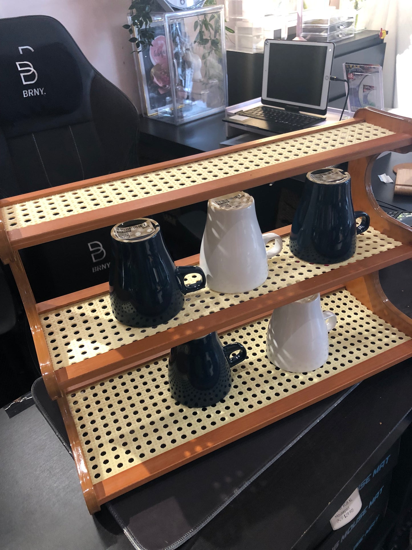 KUTILAPAM 2-Tier rack/bowl organiser, 50x19x31cm