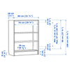 BILLY, Bookcase, white, 80x28x106 cm, White
