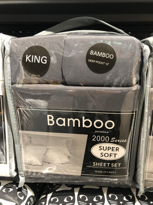 MÅNGKÕŁ Bedroom fabric set, microfiber, 2000TC, king 180x200cm, set 6pcs