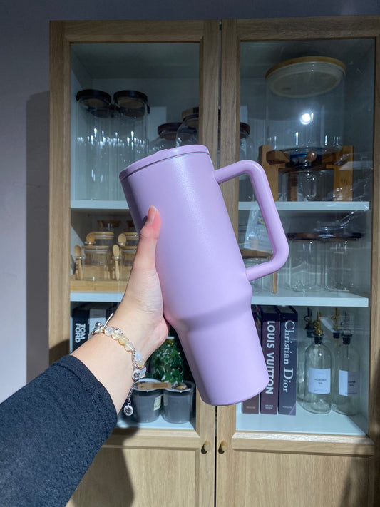 KOSUI Travel Quencher gloss ombrey Tumbler with built in straw, 1200ML