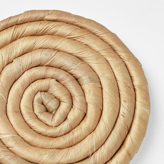 STAMSILL Coaster, water hyacinth/sedge handmade