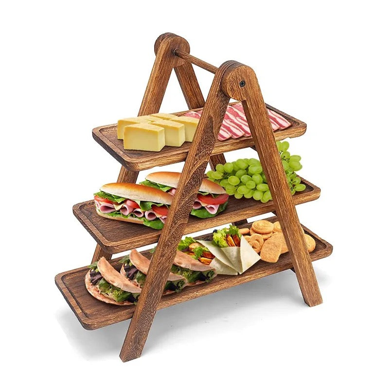 KÜTILAPAM 3-tiers serving platter, 34.2 x 42 cm