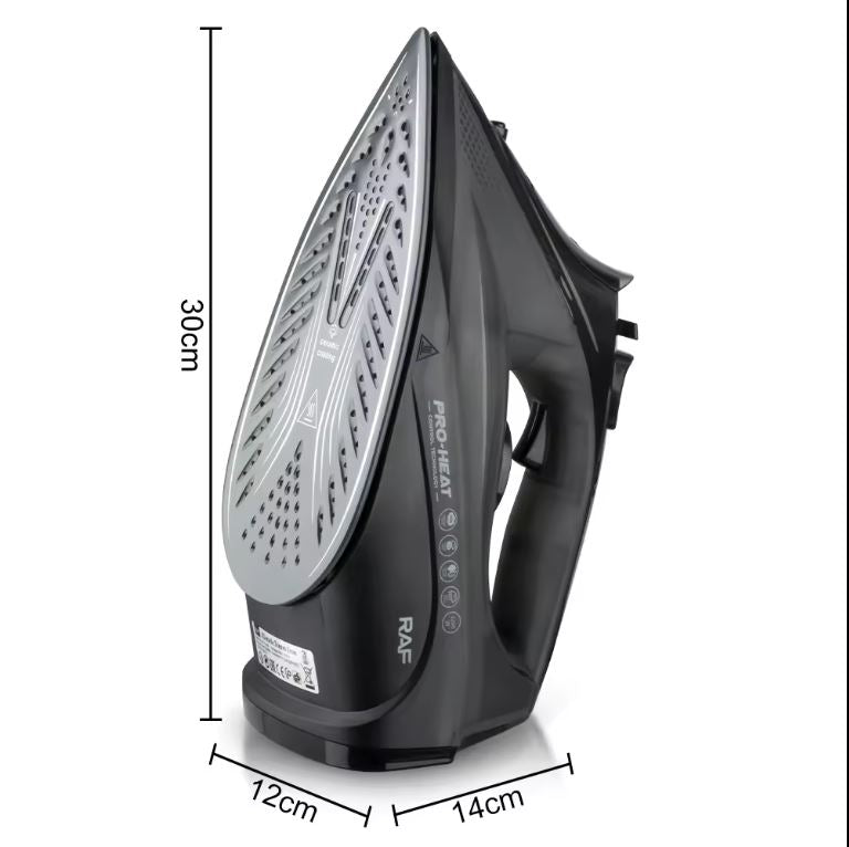 RAF Electric Steam Iron, 2200W 14x12x30 cm