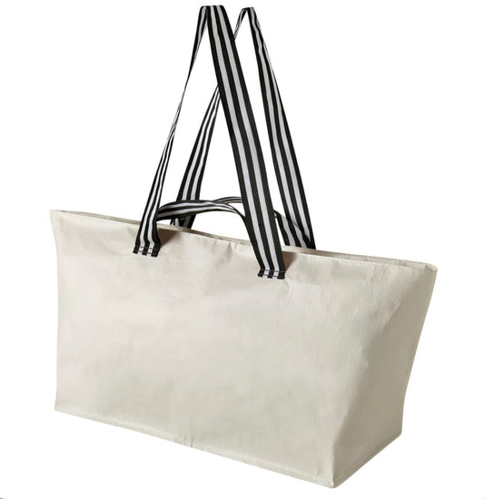 GÖRSNYGG Carrier bag, light beige, 18x45x28 cm/22 l