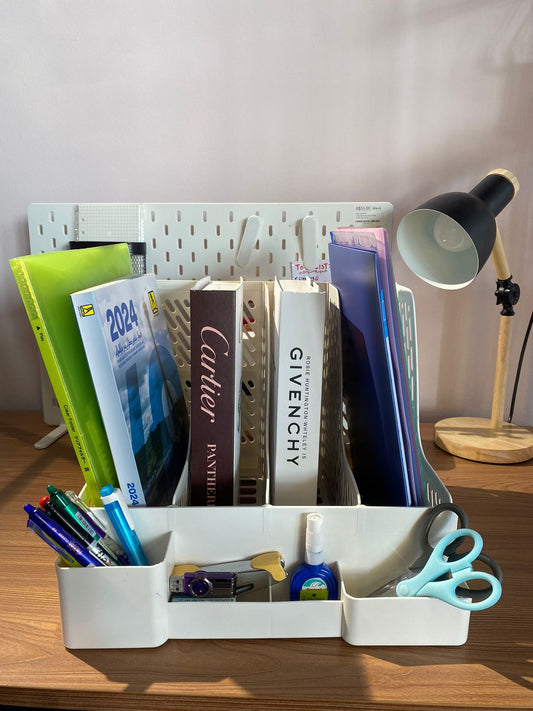 STEDE File/book & stationery organiser, 32.5x30.4x26.3cm