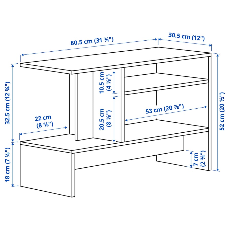 HOLMERUD Side Table, 80x31cm