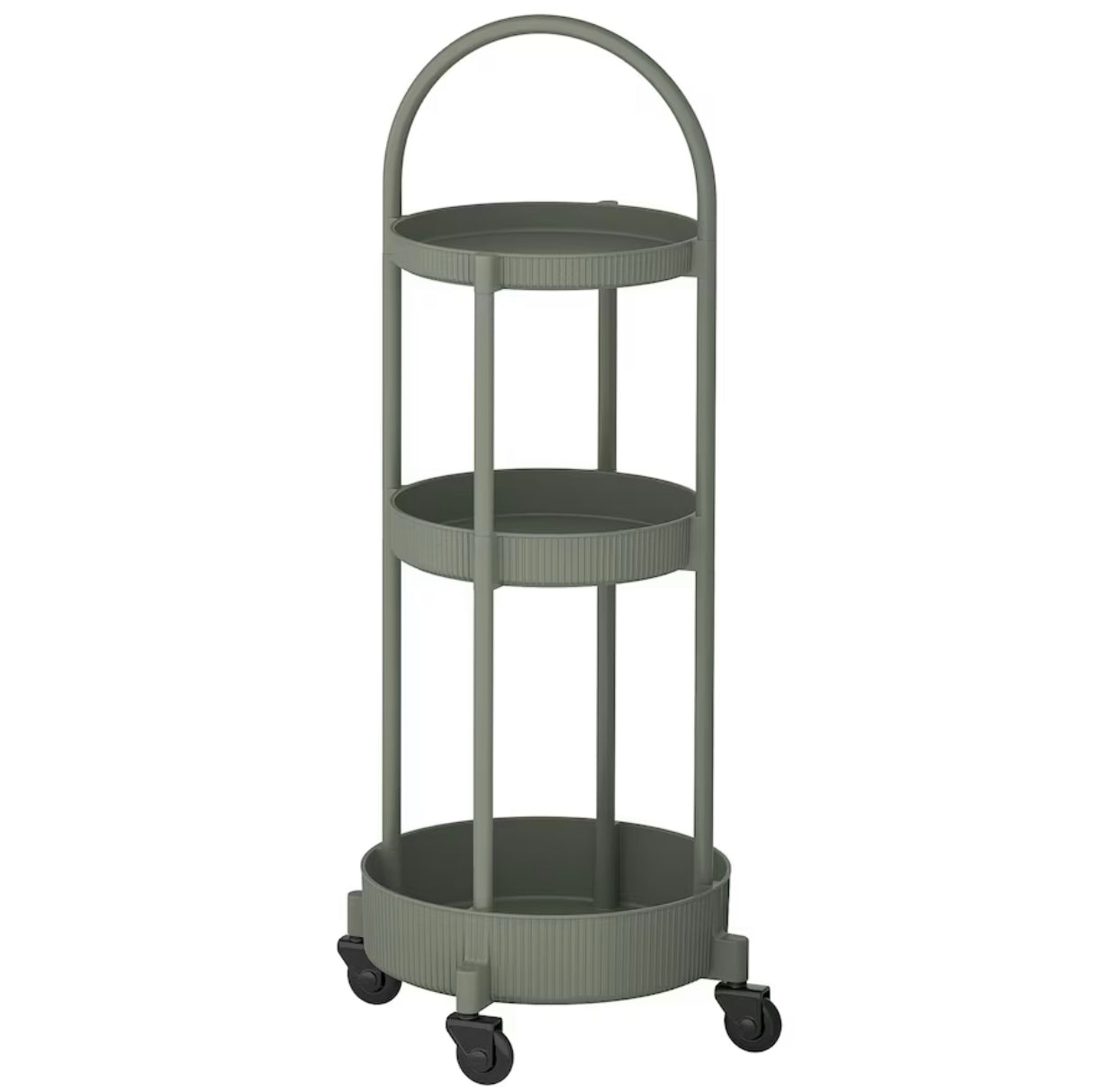 IKEA JUTTERSBO , Trolley, grey-green, 36x36 cm