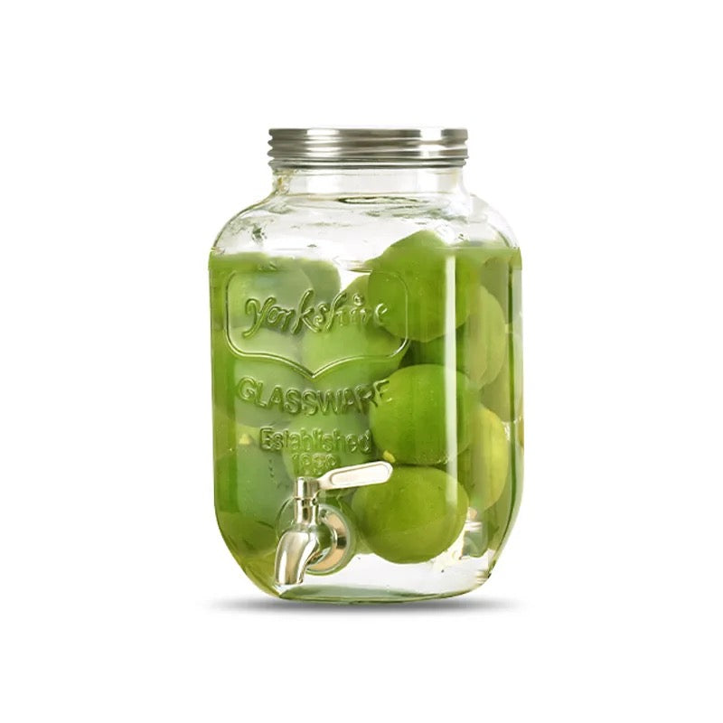 KÜTILAPAM Mason Jar with Tap dispenser