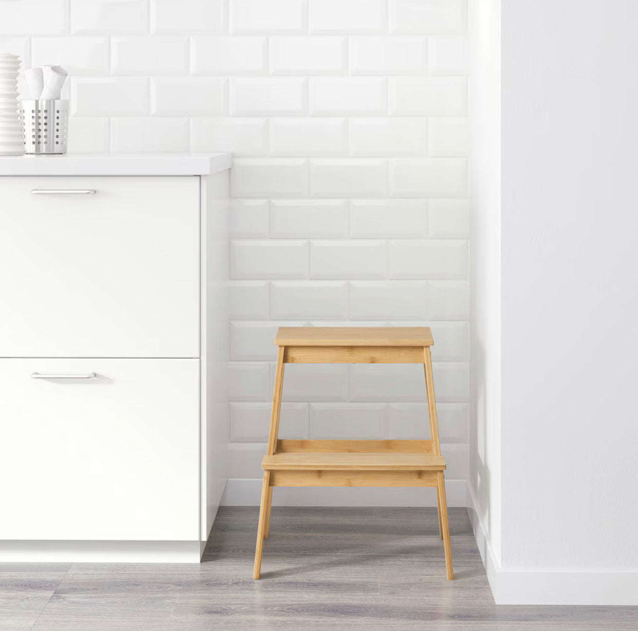 IKEA TENHULT Step stool, bamboo, 43x40x50 cm