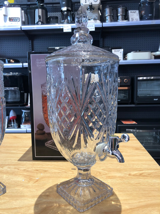 BAHULU Geometric diamond shaped punch dispenser, glass,5L