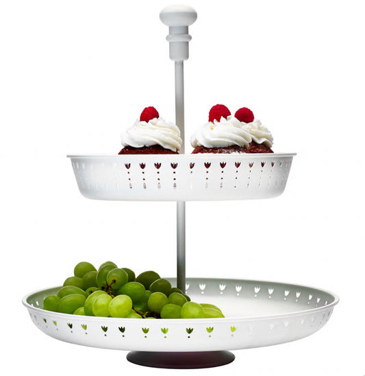 GARNERA Serving stand, two tiers