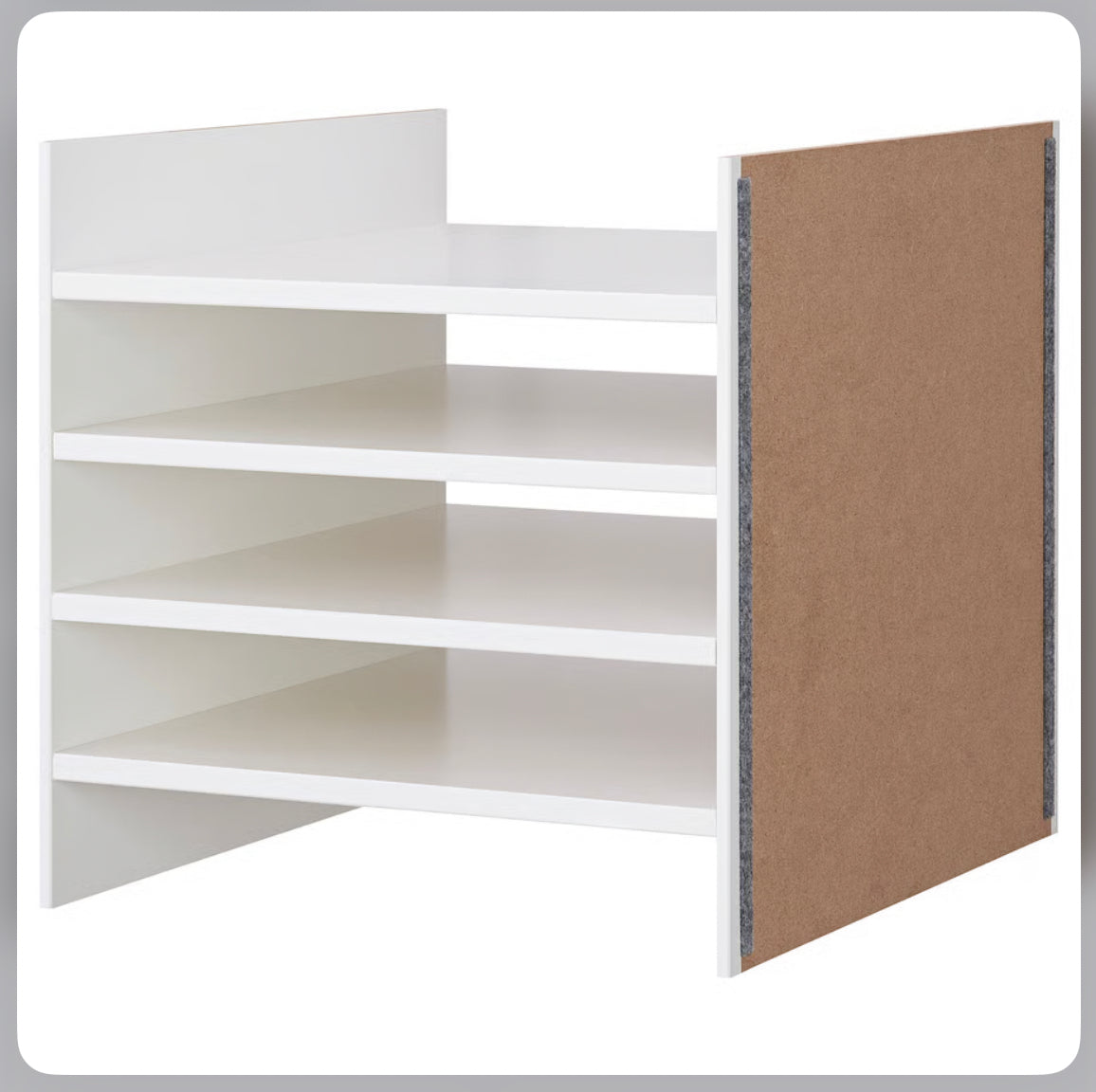 IKEA KALLAX Insert with shelf, white, 33x33 cm