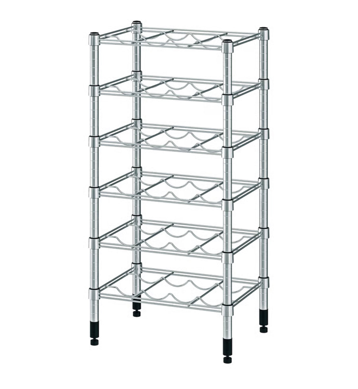 IKEA OMAR Bottle shelf, galvanised, 46x36x94 cm