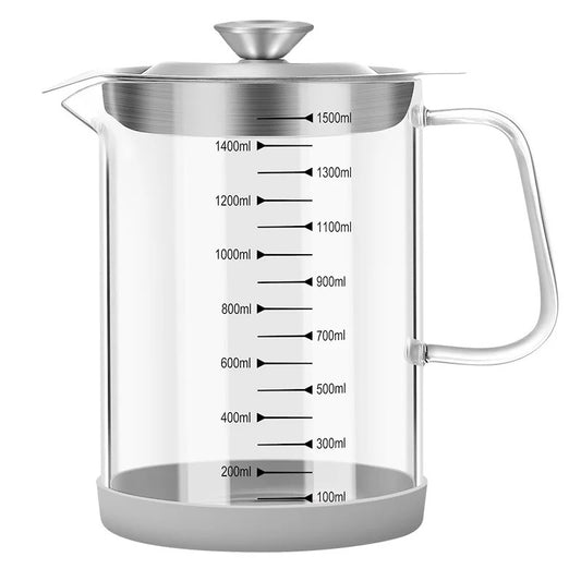 SELÚRÚT Glass oil & filter pot, 11.2 x 18.5 cm, 1.5L