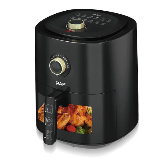 RAF Air Fryer, 6L, 15x25x30 cm, stainless steel, 1500W, black