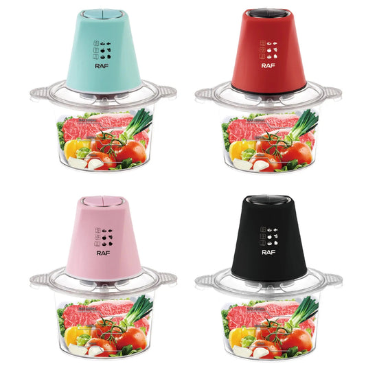 RAF Mini Food Processor 2.0L, 600W, 20x12x24 cm