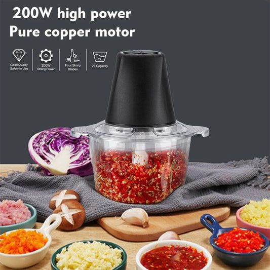 RAF Mini Food Processor 2.0L, 600W, 20x12x24 cm