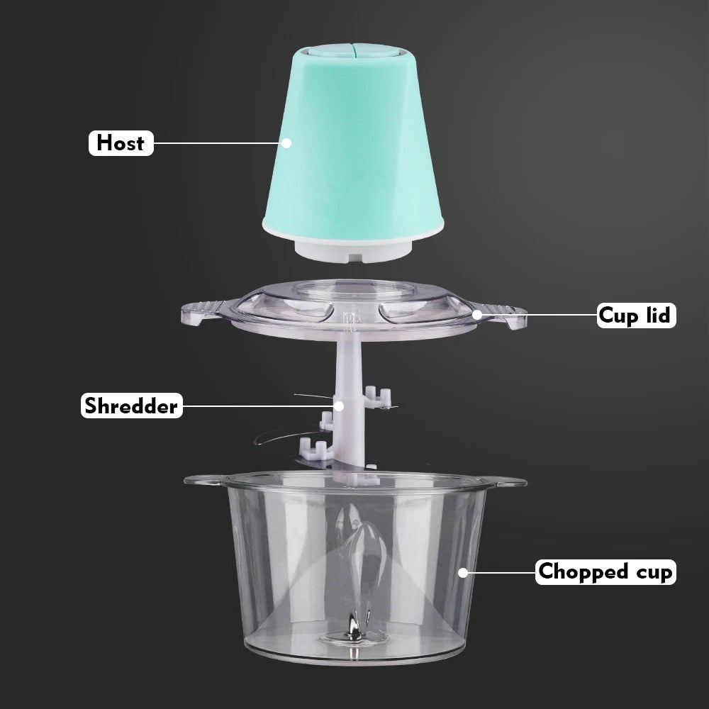 RAF Mini Food Processor 2.0L, 600W, 20x12x24 cm