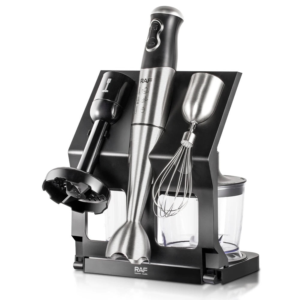 RAF Electric Hand Blender Set with stand 5-1, 24x16x40 cm, 500W