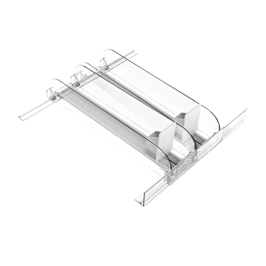 RANGÍN Bottle or Can Fridge Organiser/Dispenser, 2 rows, 12-16 x 28cm