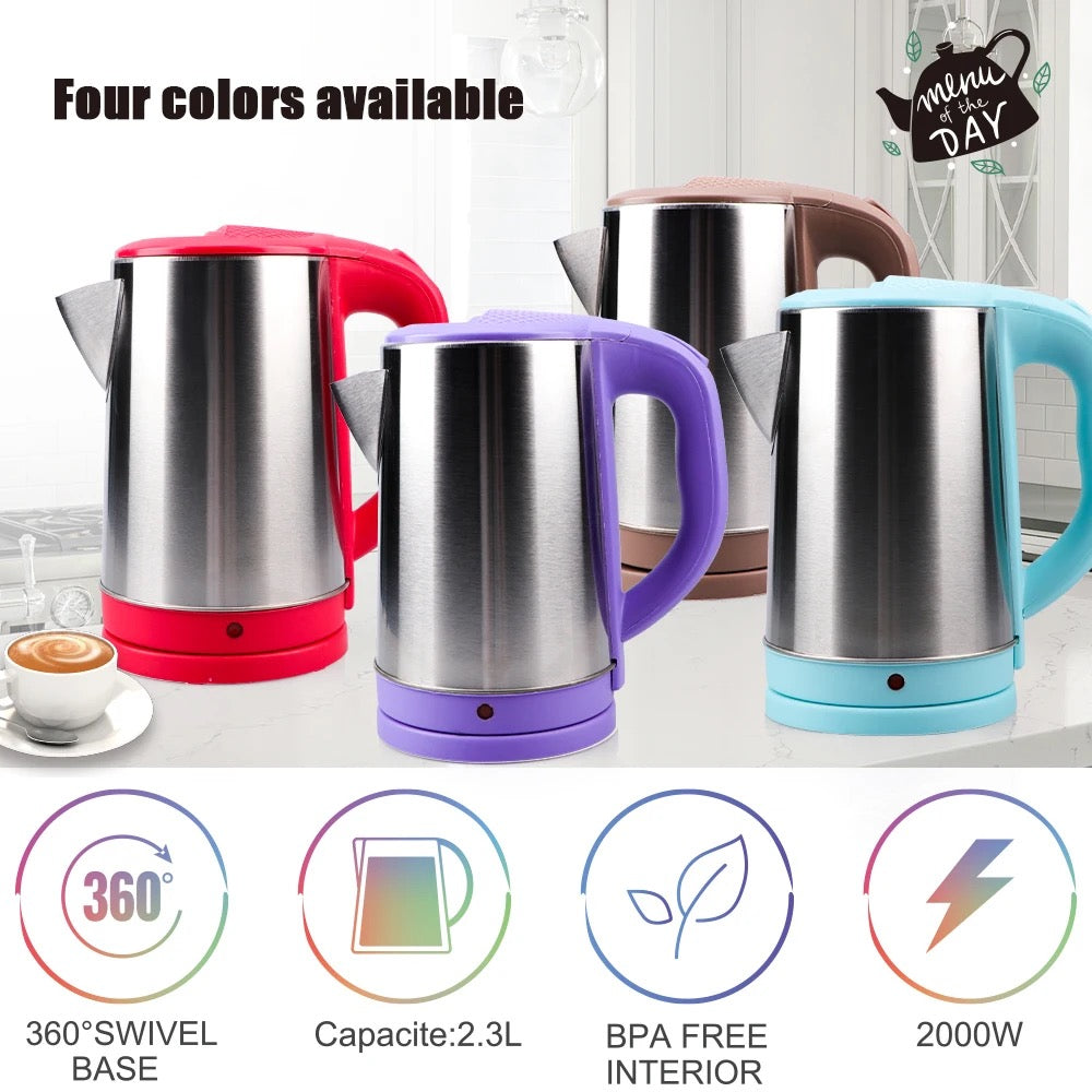 RAF Electric Kettle, glass, 2.3L, 2000W, 14x10x24 cm