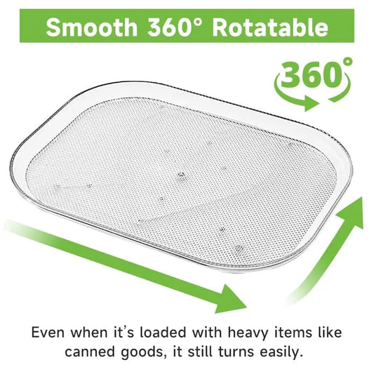 RANGÍN Clear Fridge Turntable, 39.8 x 29.8 x 3.2 cm