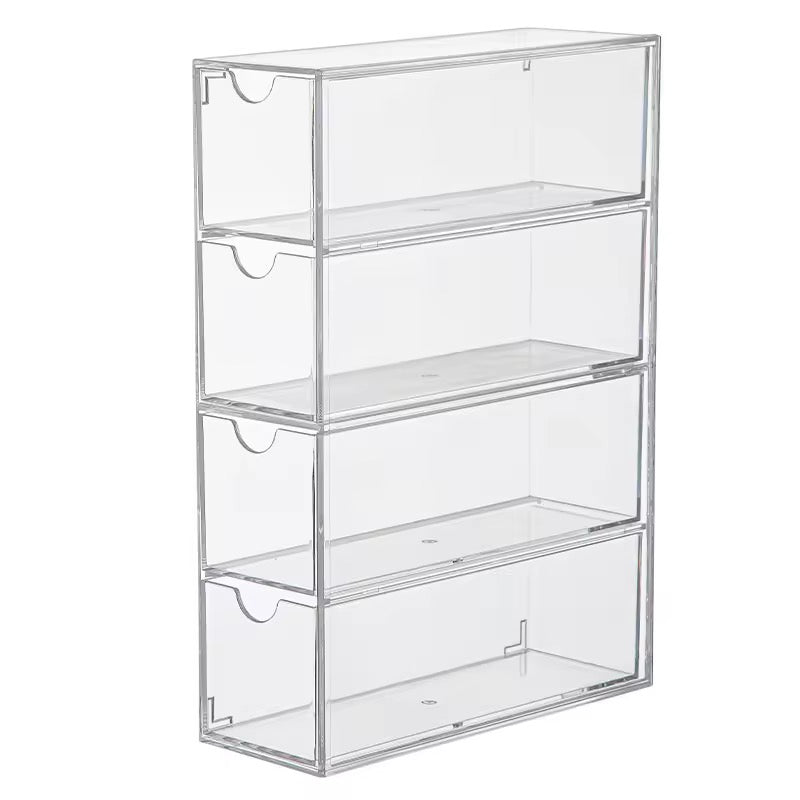 PRIDE Acrylic storage with 4 drawers, 24.5x17.5x6.5 cm