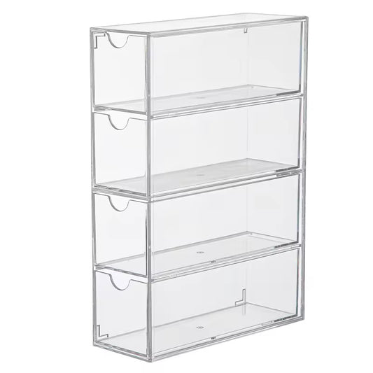 PRIDE Acrylic storage with 4 drawers, 24.5x17.5x6.5 cm