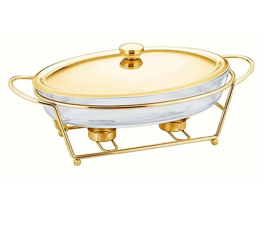 BÄHŪLU Chafing dish, 3.5L, 44.5 x 25.6 x 17.5 cm