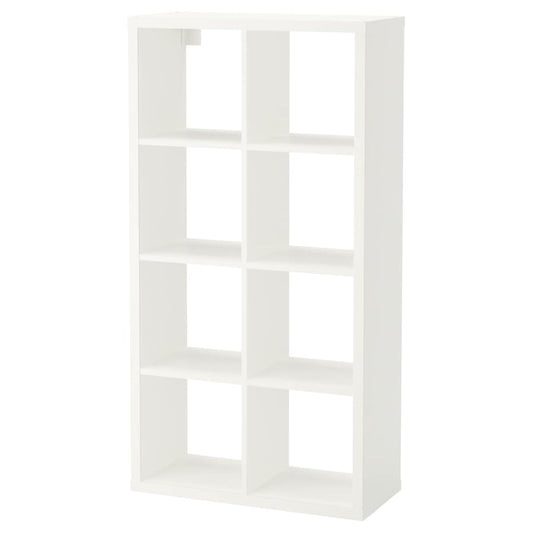 FLYSTA Shelving unit, white, 69x132 cm
