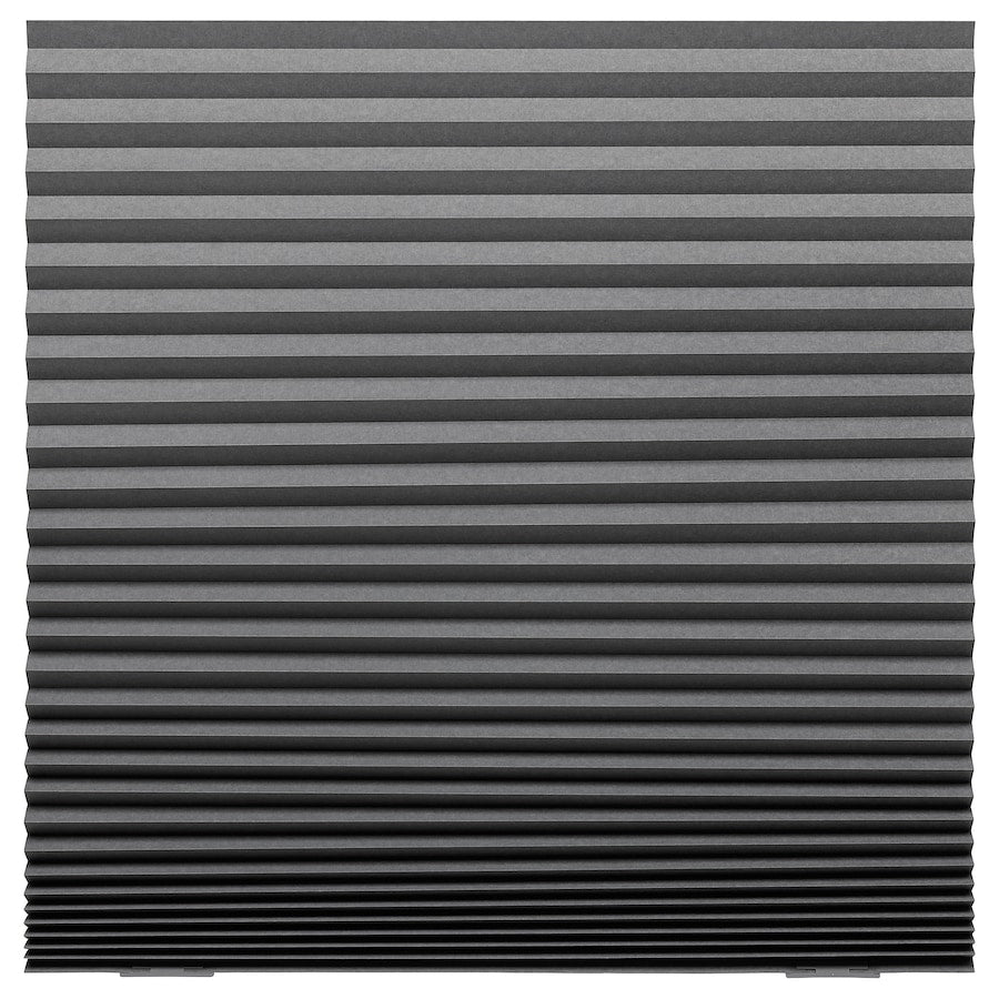 IKEA SCHOTTIS Block-out pleated blind, dark grey, 100x190 cm
