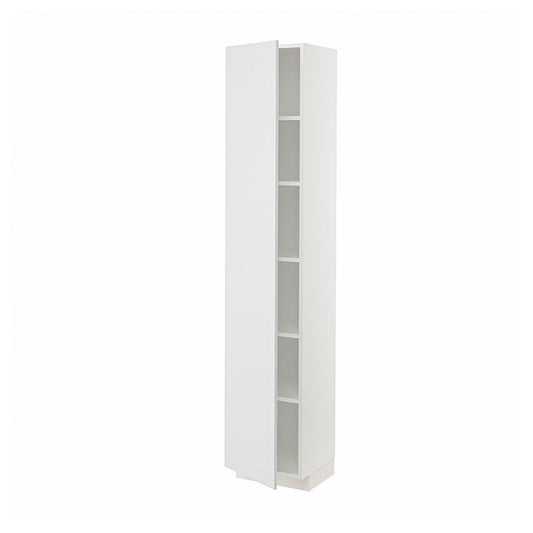 METOD High cabinet with shelves, white/Stensund white, 40x37x200 cm