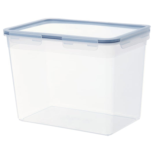 IKEA 365+ Food container with lid, rectangular/plastic, 10.6 l