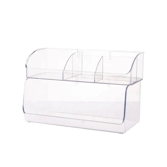 RANGÍN Arcylic 2 tier storage organizer, 31.5 x 14 x 13 cm