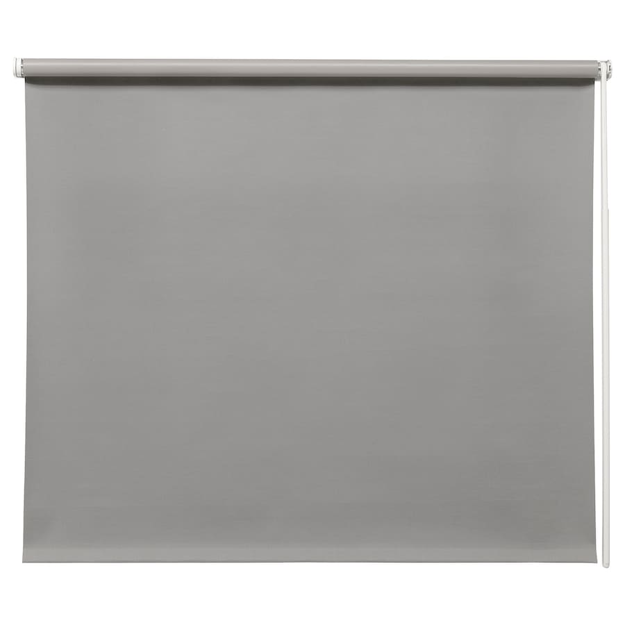 IKEA FRIDANS Block-out roller blind, grey, 200x195 cm