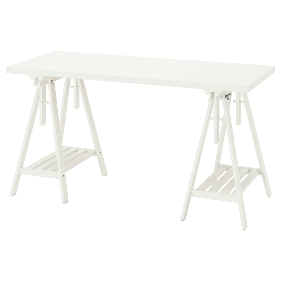 IKEA LAGKAPTEN / MITTBACK
Desk, white, 140x60 cm