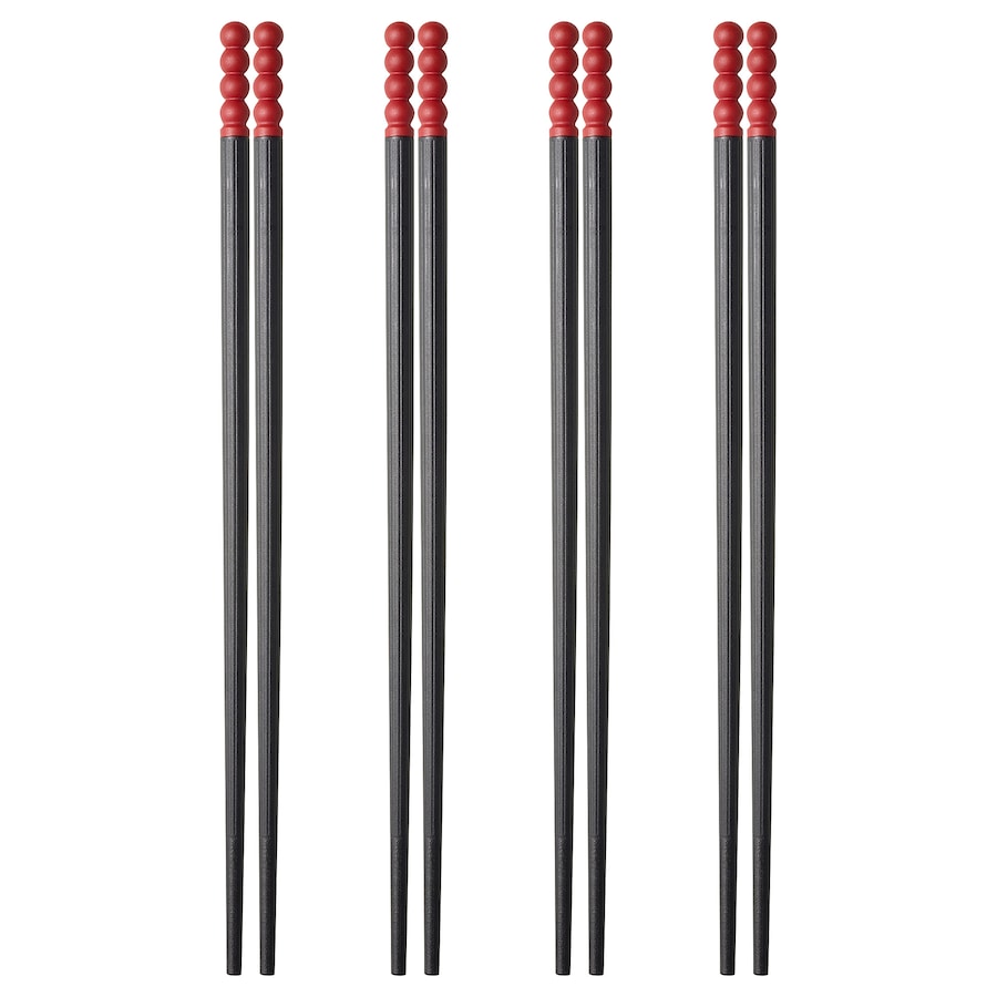 IKEA FÖSSTA Chopsticks, 4 pairs, red