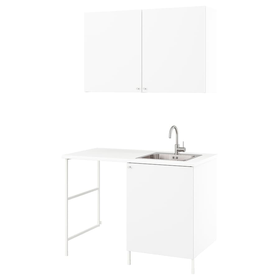IKEA ENHET Laundry, white, 139x63.5x87.5 cm